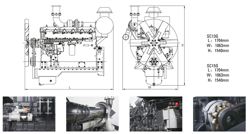 上柴動力250千瓦發(fā)動機(jī)技術(shù)參數(shù)
